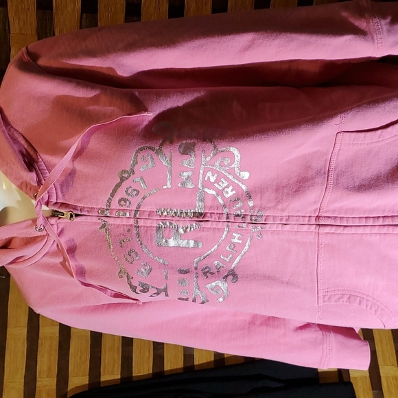 Polo RL jeans silver foil zip up - Picture 3 of 8